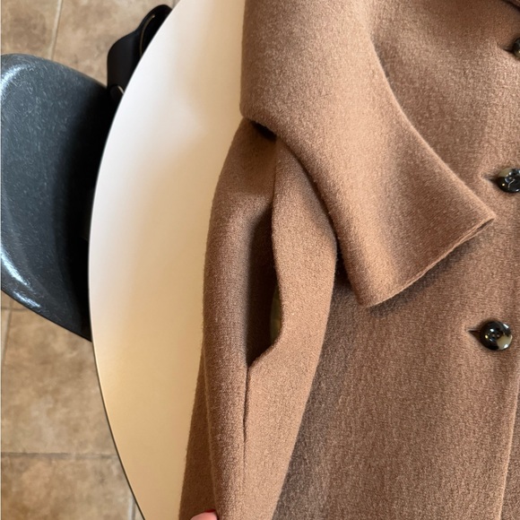 A.P.C. Women's Ninon Coat Camel - Picture 6 of 7